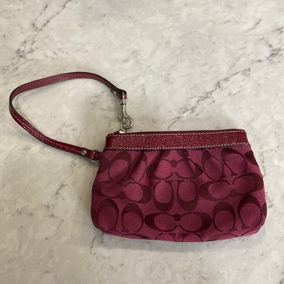 Coach Handbags - Red coach wristlet